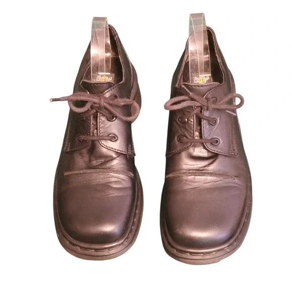 Dr. Martens 9264 Air Cushioned Sole Womens Shoes Black Leather Size 6 ENGLAND - Picture 5 of 15